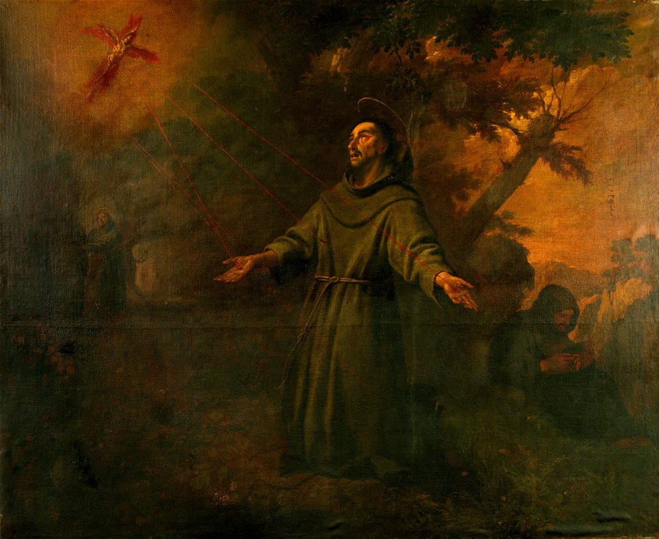 Antoni Viladomat - Saint Francis Receives the Stigmata - Google Art Project