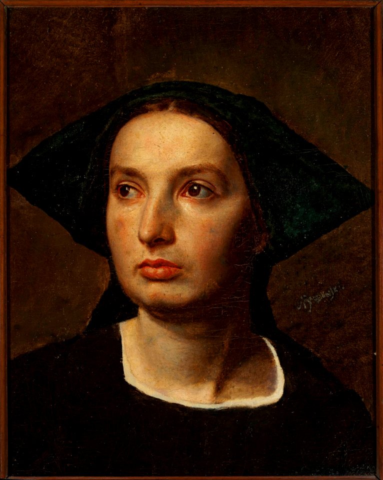 Antoni Brodowski - Portrait of a woman - MP 2785 - National Museum in Warsaw