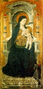 Antoniazzo Romano Madonna del Latte 1464 MC Rieti