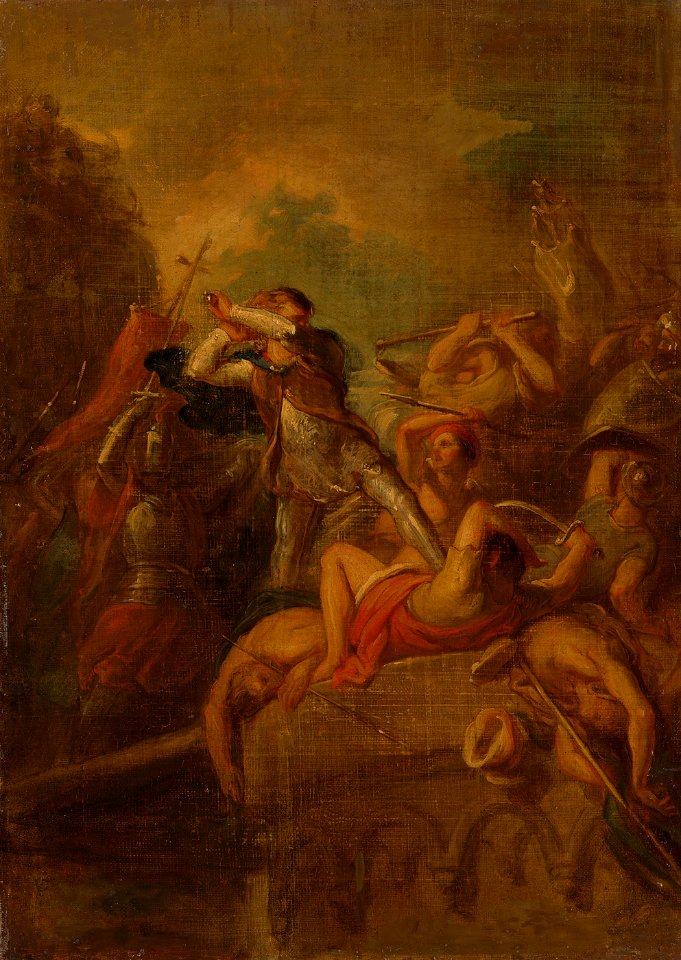 Antonie F. Zürcher - Anno 1219. Graaf Willem i van Holland verovert Damiate - SA 5046 - Amsterdam Museum