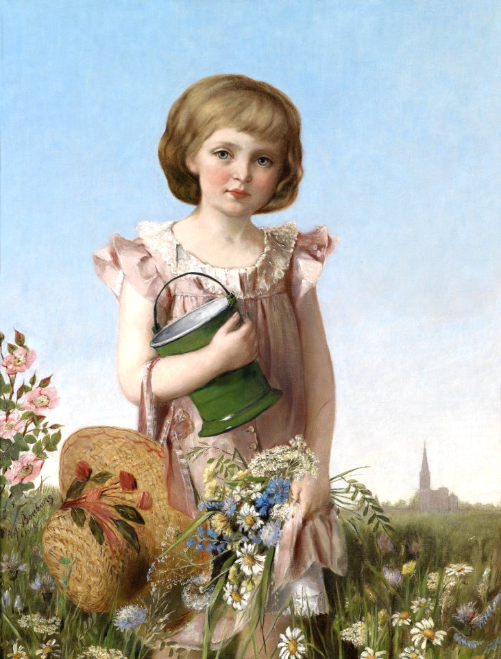 Antonie Boubong Eine kleine Gärtnerin 1886