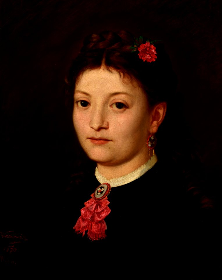 Antoni Kozakiewicz - Portrait of a Young Woman - MNK II-a-927 - National Museum Kraków