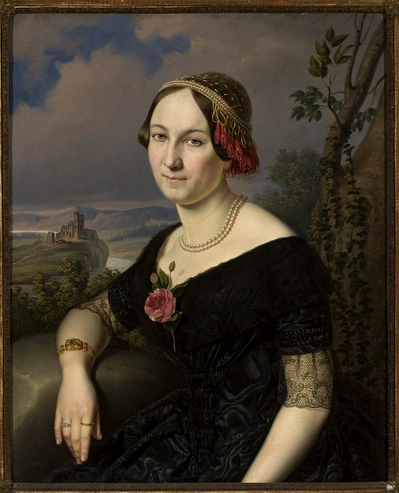 Antoni Murzynowski - Portrait of a lady - MP 2638 - National Museum in Warsaw