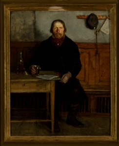 Antoni Piotrowski - In a tavern - MP 2038 - National Museum in Warsaw
