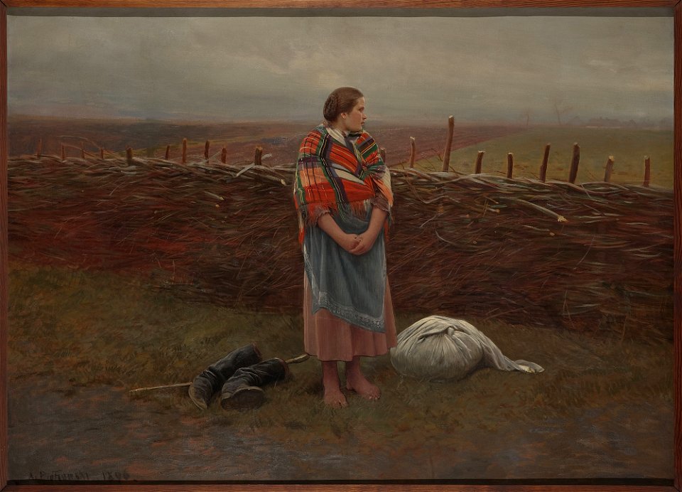 Antoni Piotrowski - Homeless woman - MP 5128 - National Museum in Warsaw