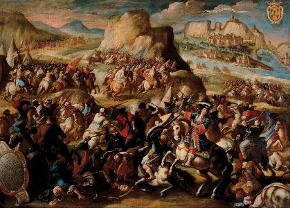 Antonio Acisclo Palomino y Velasco - The Battle of Oran - Google Art Project