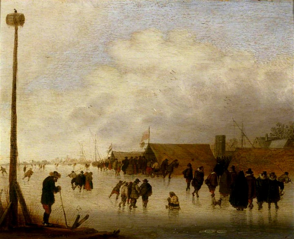 Antoni van Stralen (c.1594-1641) - A Winter Landscape - 1535107 - National Trust