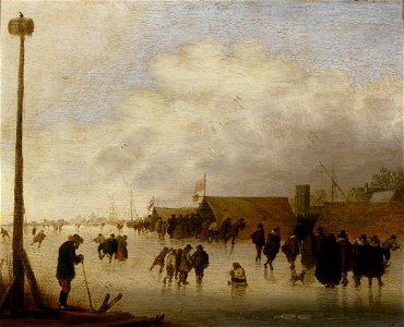 Antoni van Stralen (c.1594-1641) - A Winter Landscape - 1535107 - National Trust