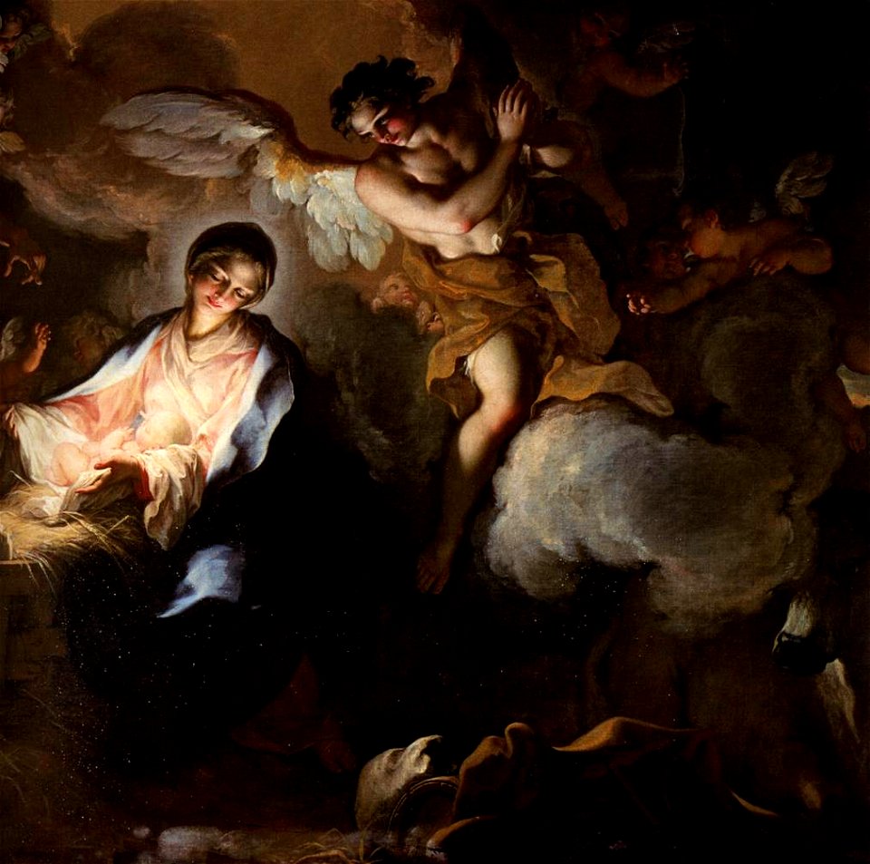 Antonio Balestra - Adoration of the Shepherds (detail) - WGA01234
