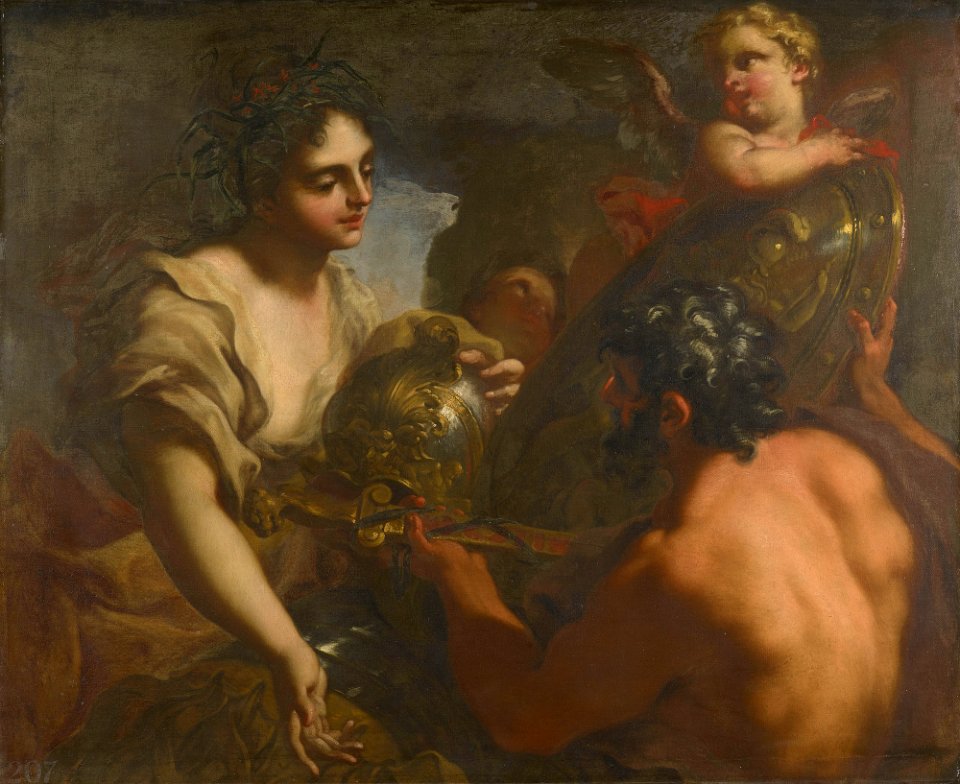 Antonio Balestra (1666-1740) - Vulcan Giving Thetis Armour for Achilles - RCIN 404980 - Royal Collection