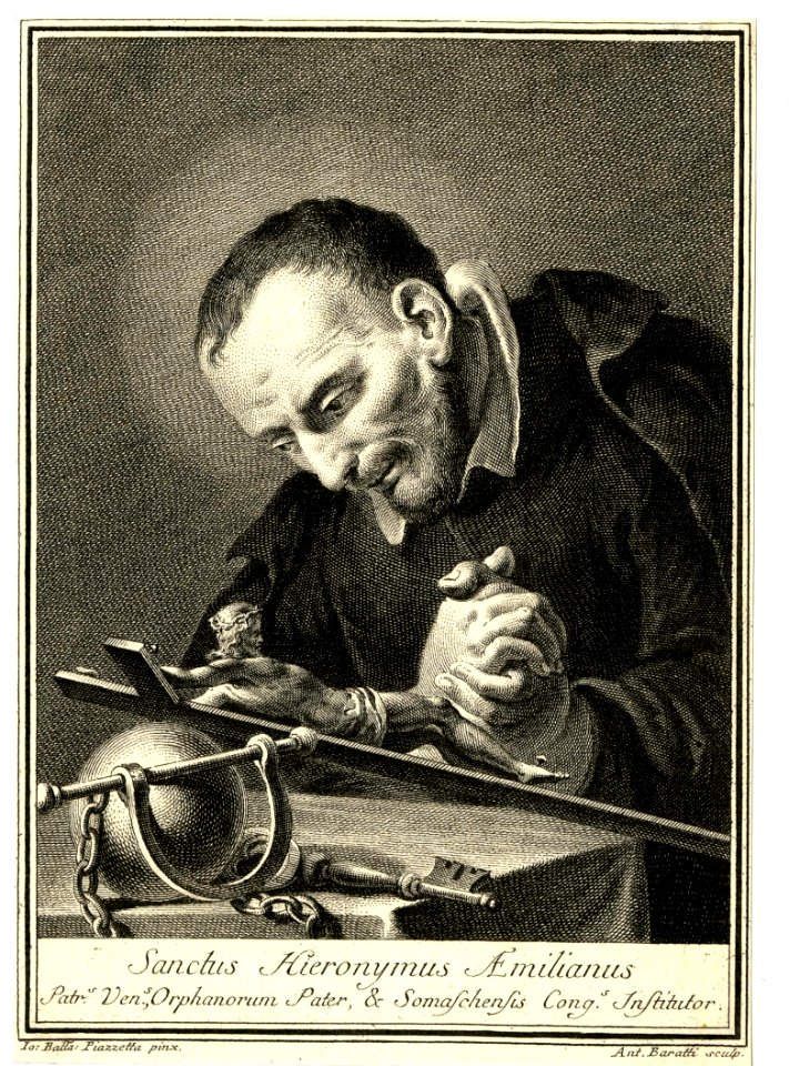Antonio Baratti - Sanctus Hieronymus Aemilianus, Patr. Ven. Orphanorum Pater, & Somaschensis Cong. Institutor, 1951,0714.229