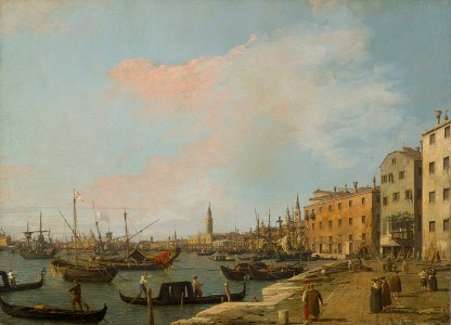 Antonio Canal, gen. Canaletto, , Kunsthistorisches Museum Wien, Gemäldegalerie - Die Riva degli Schiavoni in Venedig - GG 6332 - Kunsthistorisches Museum