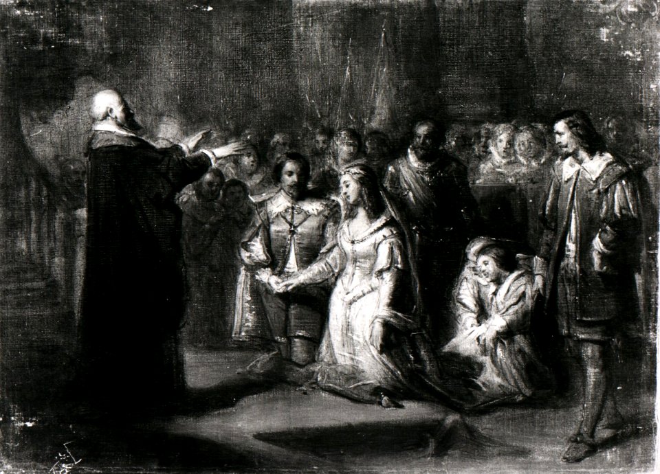 Antonie F. Zürcher - Anno 1625. Het huwelijk van Frederik Hendrik met Amalia van Solms - SA 5051 - Amsterdam Museum