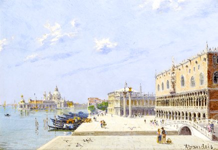 Antonietta Brandeis - La Piazzetta, Palazzo Ducale, Venezia (02)