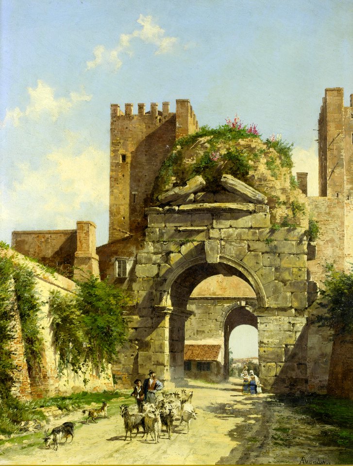Antonietta Brandeis - L'Arco di Druso, Rome