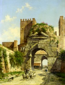Antonietta Brandeis - L'Arco di Druso, Rome