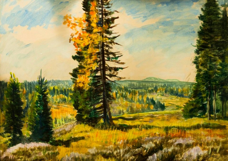 Antonin Hudecek Herbstlandschaft