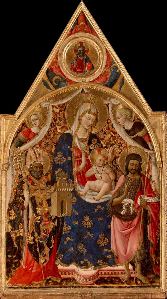 Antonio Da Firenze - Madonna and Child with Saints - WGA00772