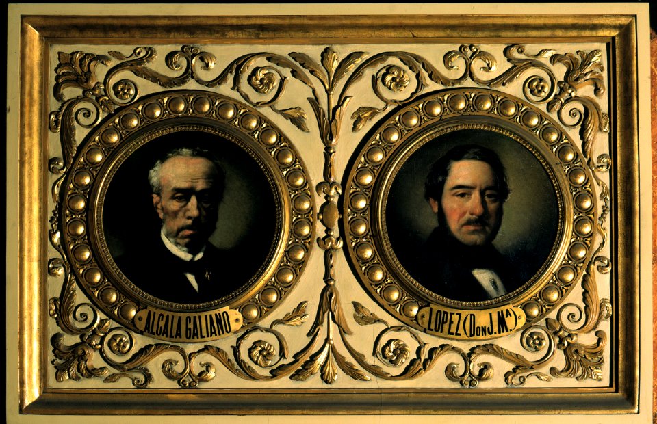 Antonio Alcalá Galiano, de José Casado del Alisal (Congreso de los Diputados de España)
