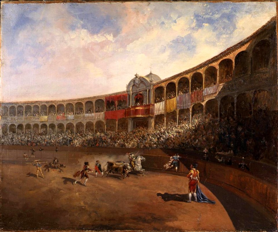 Antonio de Brugada Vila - The Bullfight, Sevilla - A2773 - Hispanic Society of America
