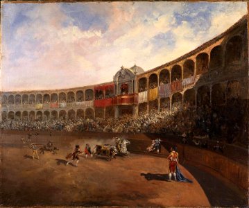 Antonio de Brugada Vila - The Bullfight, Sevilla - A2773 - Hispanic Society of America