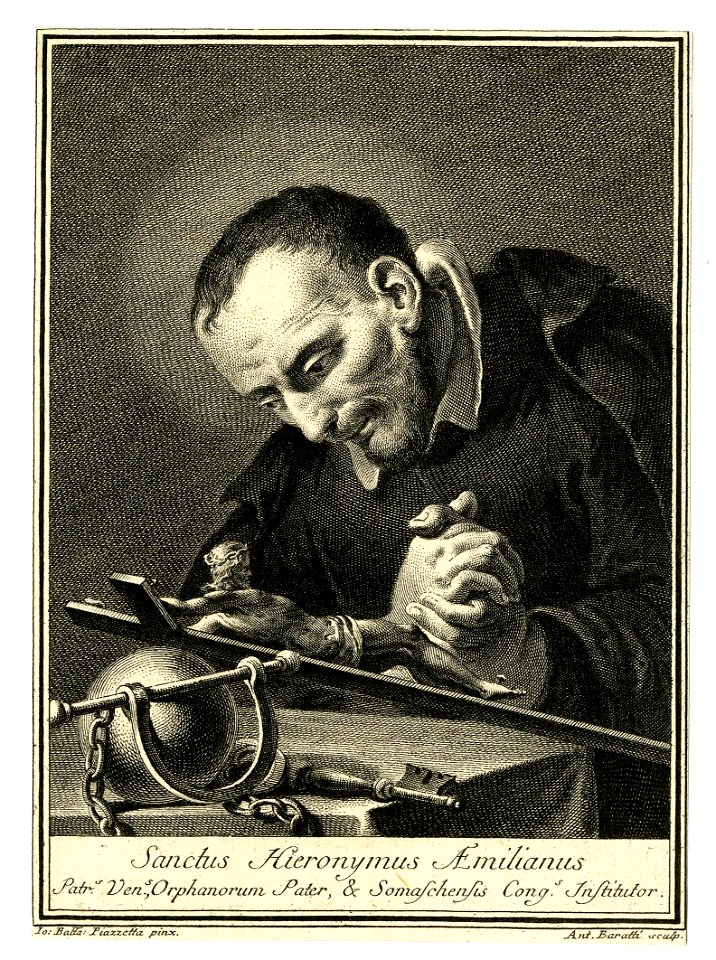 Antonio Baratti - Sanctus Hieronymus Aemilianus, Patr. Ven. Orphanorum Pater, & Somaschensis Cong. Institutor, Bb,9.209