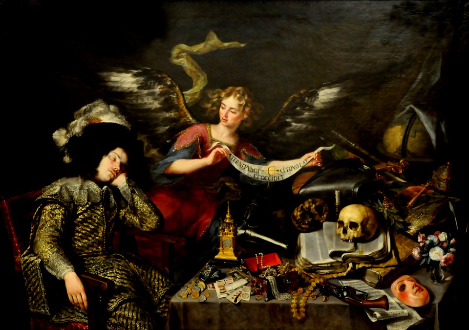 Antonio de Pereda (1611-1678) - Visioen van een ridder (na 1650) - Madrid Bellas Artes 21-03-2010 11-15-11
