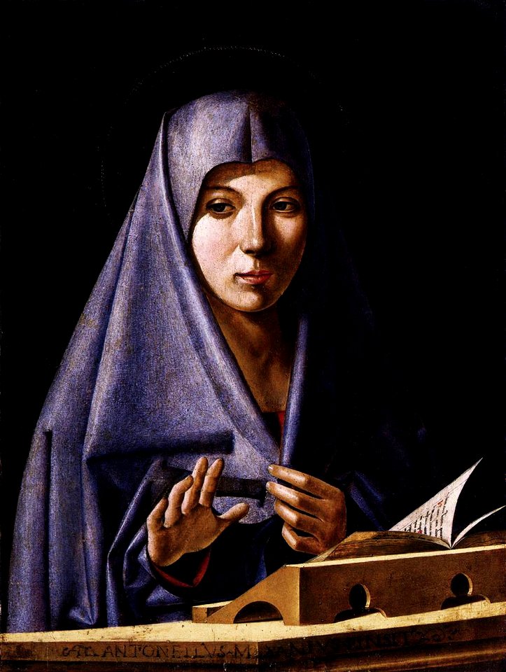 Antonio de Saliba - Virgin Annunciate - WGA20665