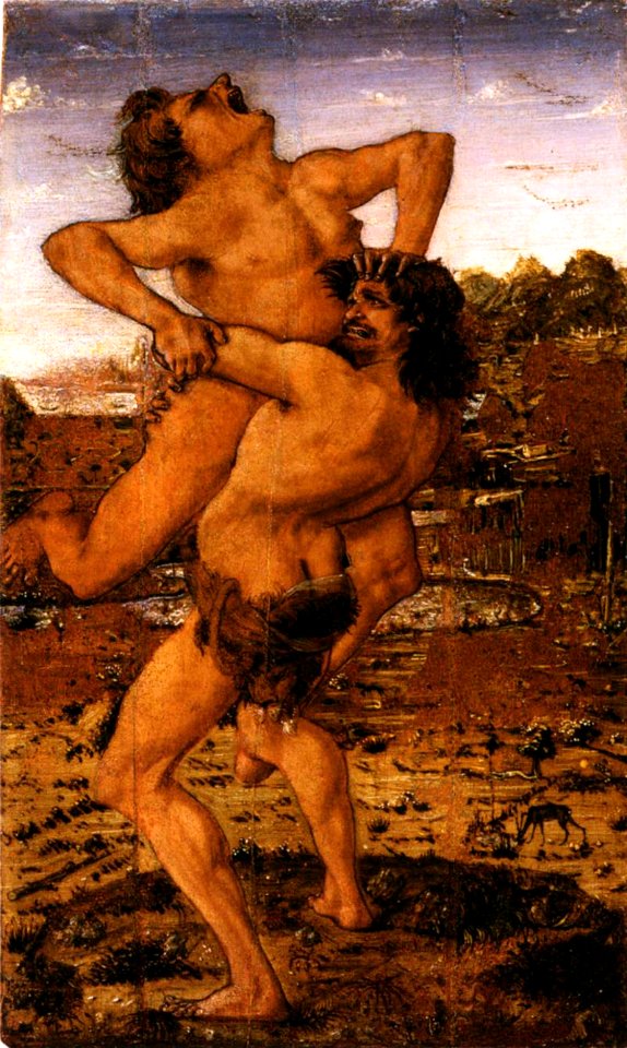 Antonio del Pollaiolo - Hercules and Antaeus - WGA18030