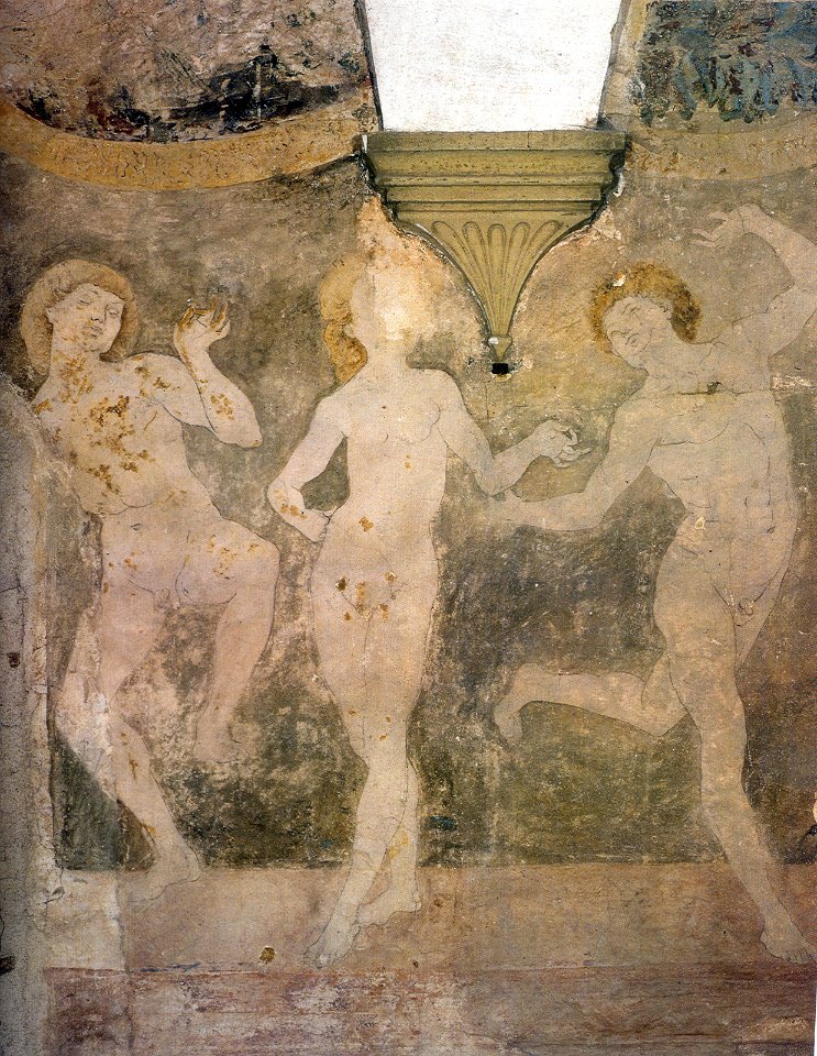 Antonio del pollaiolo, nudi danzanti