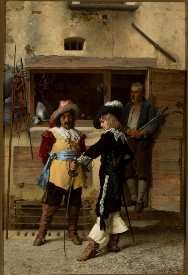 Antonio Ermolao Paoletti - Choice of the épée - M.Ob.471 - National Museum in Warsaw