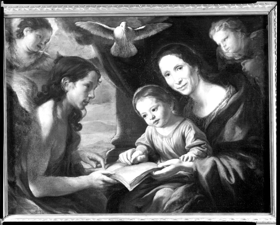 Antonio Gherardi - Saint Anne Teaching the Virgin to Read - 1957.125 - Fogg Museum