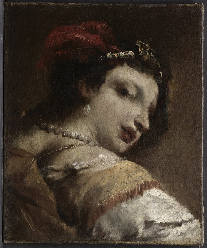 Antonio Guardi - Head of a Woman - 1947.71 - Cleveland Museum of Art
