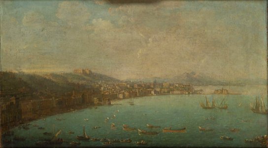 Antonio Joli - Ansicht von Posilippo auf Pizzofalcone in Neapel - GG 8647 - Kunsthistorisches Museum