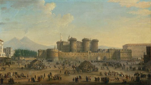 Antonio Joli - Largo di Castello in Neapel - GG 8626 - Kunsthistorisches Museum