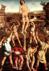 Antonio del Pollaiolo - Martyrdom of St Sebastian - WGA18032