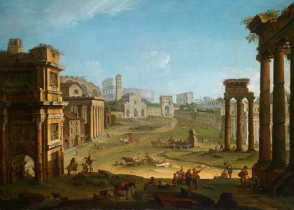 Antonio Joli Campo Vaccino in Rom