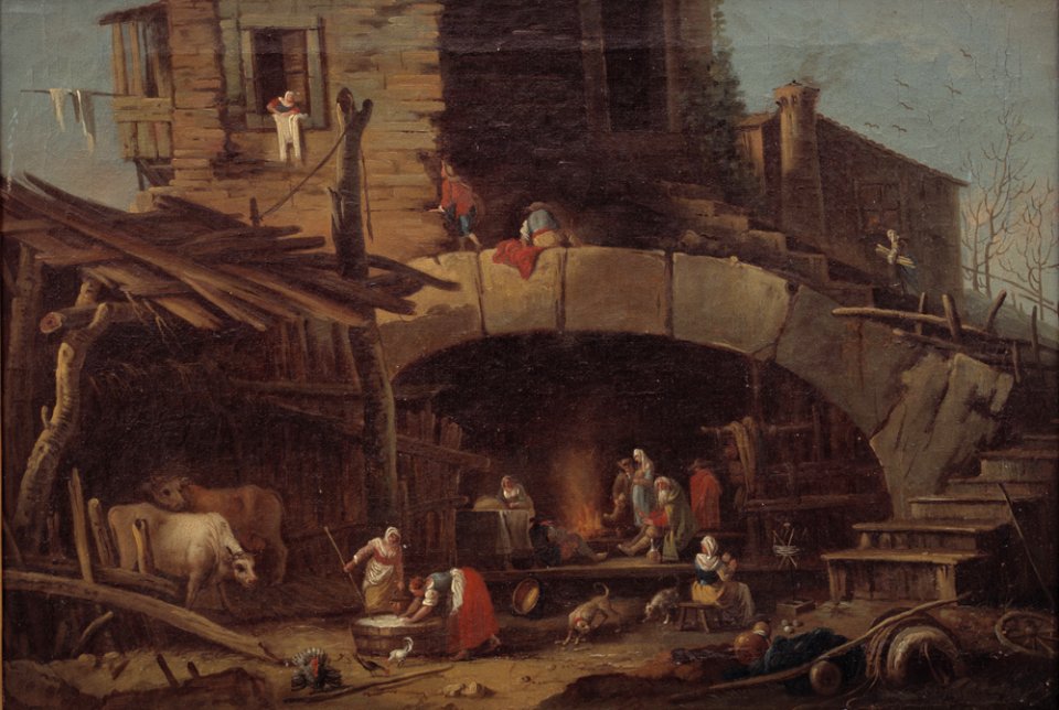 Antonio Diziani - Rustic Scene - KMSst569 - Statens Museum for Kunst