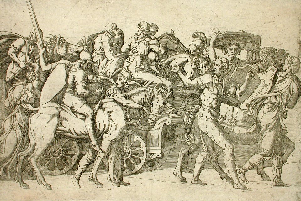 Antonio Fantuzzi - Marching Troops with Shields