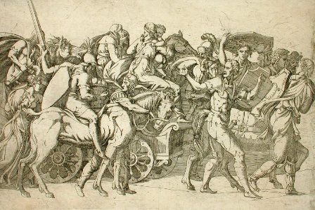 Antonio Fantuzzi - Marching Troops with Shields
