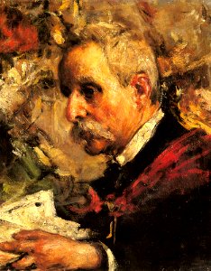 Antonio Mancini - A Portrait of the Artist's Father