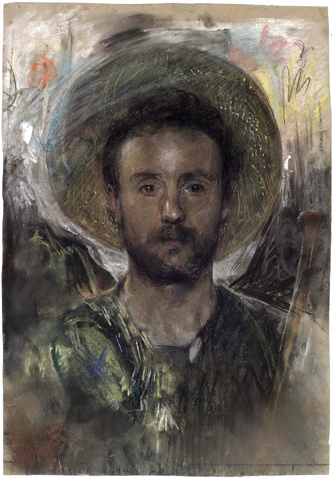 Antonio Mancini, autoritratto