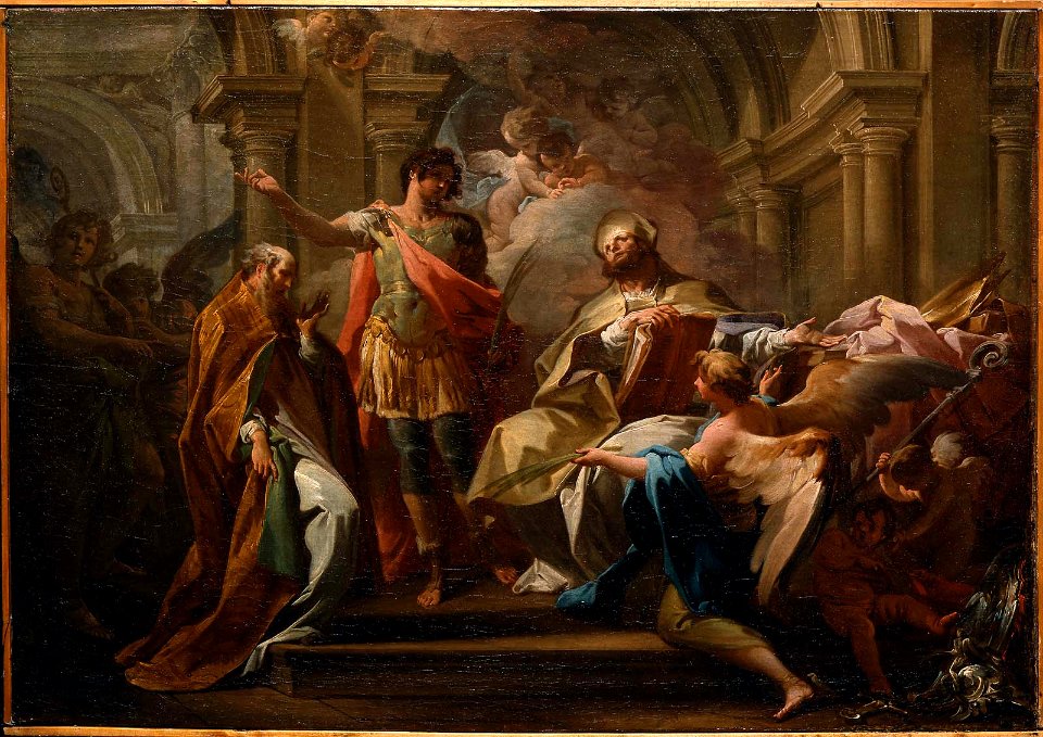Antonio Gonzalez Velázquez - Saints Ippolito, Taurino, and Ercolano - 1981.20 - Museum of Fine Arts