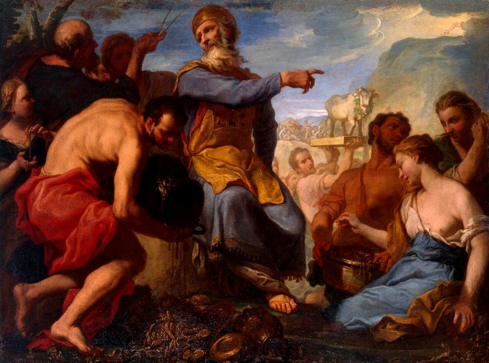 Antonio Molinari Adoración del Becerro de oro 100-2 Hermitage