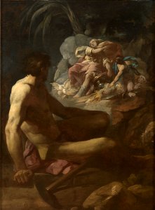 Antonio González Velázquez I - Venus at the Forge of Vulcan Obtaining Arms for Aeneas - 62.062 - Rhode Island School of Design Museum
