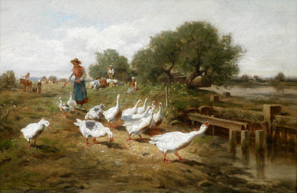 Antonio Montemezzo Die Gänsemagd