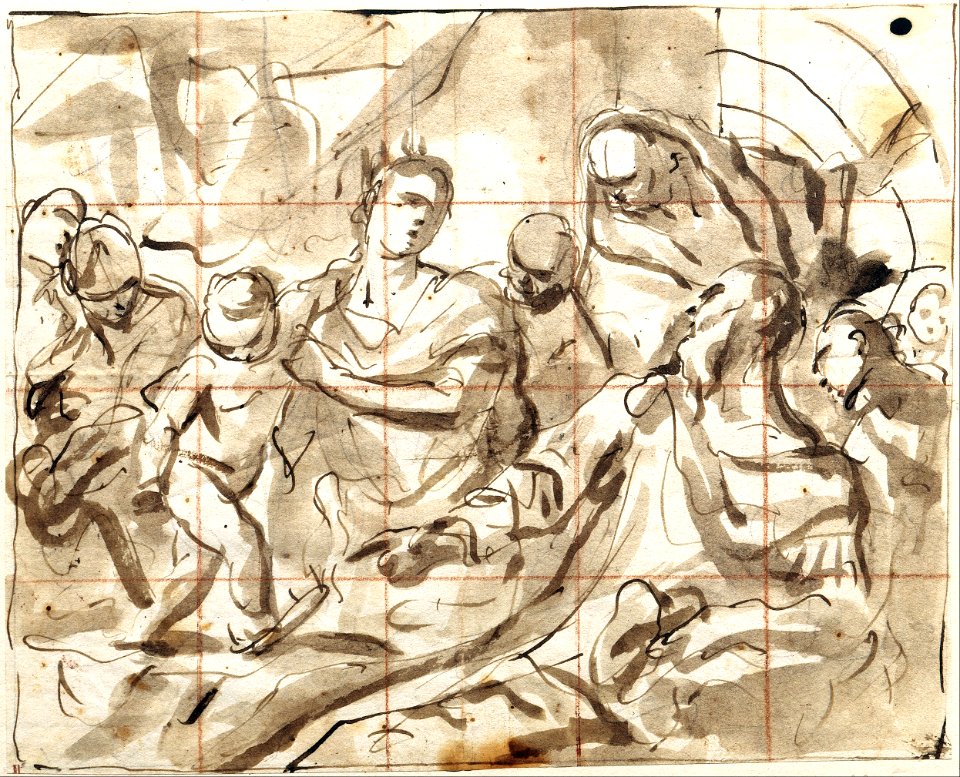 Antonio Molinari - The Boy Moses stepping on Pharaoh’s Crown - Google Art Project