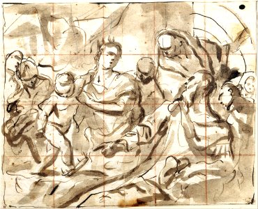 Antonio Molinari - The Boy Moses stepping on Pharaoh’s Crown - Google Art Project