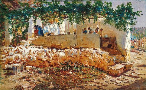 Antonio Muñoz Degrain Washerwomen