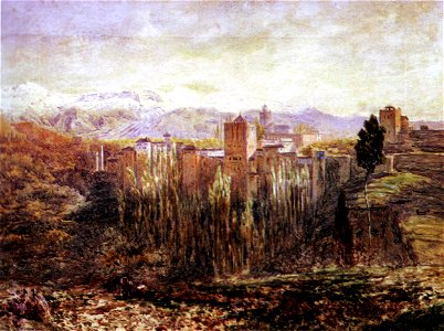 Antonio Muñoz Degrain Alhambra from Albaicin